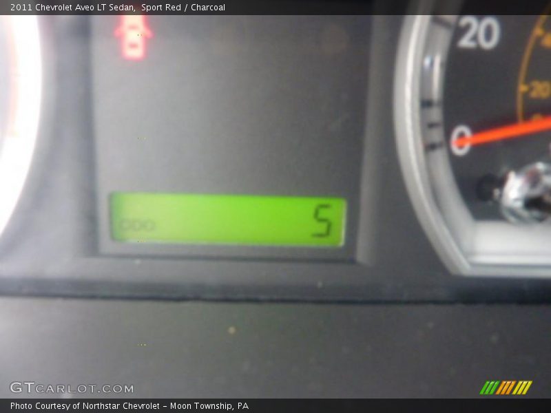 Sport Red / Charcoal 2011 Chevrolet Aveo LT Sedan
