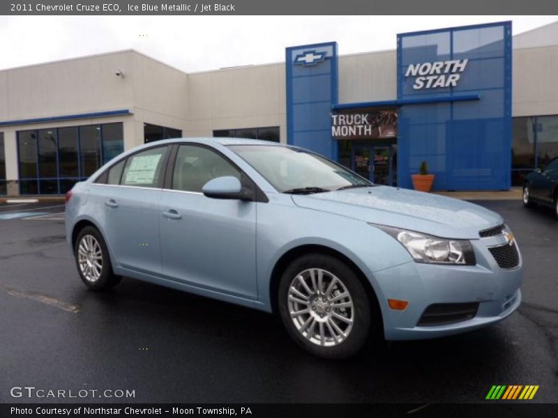 Ice Blue Metallic / Jet Black 2011 Chevrolet Cruze ECO