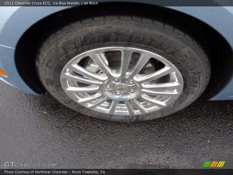 Ice Blue Metallic / Jet Black 2011 Chevrolet Cruze ECO
