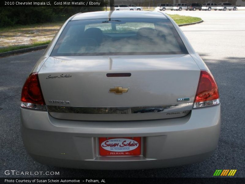 Gold Mist Metallic / Ebony 2010 Chevrolet Impala LS