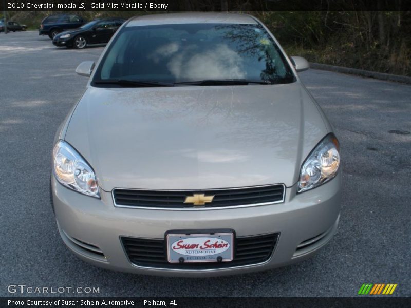 Gold Mist Metallic / Ebony 2010 Chevrolet Impala LS