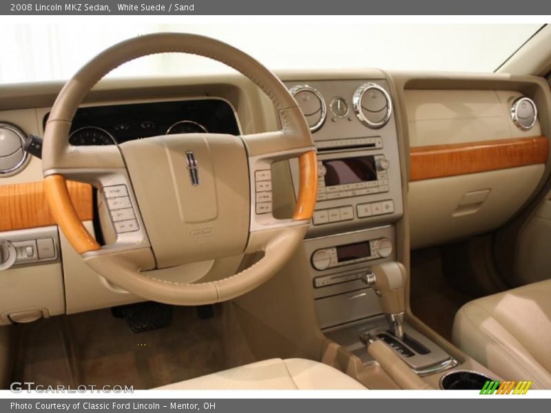 White Suede / Sand 2008 Lincoln MKZ Sedan