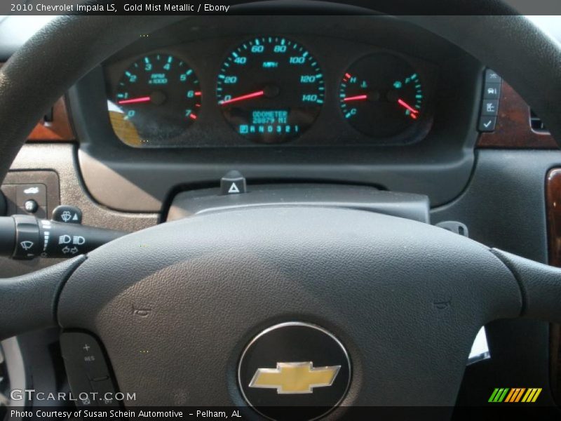 Gold Mist Metallic / Ebony 2010 Chevrolet Impala LS