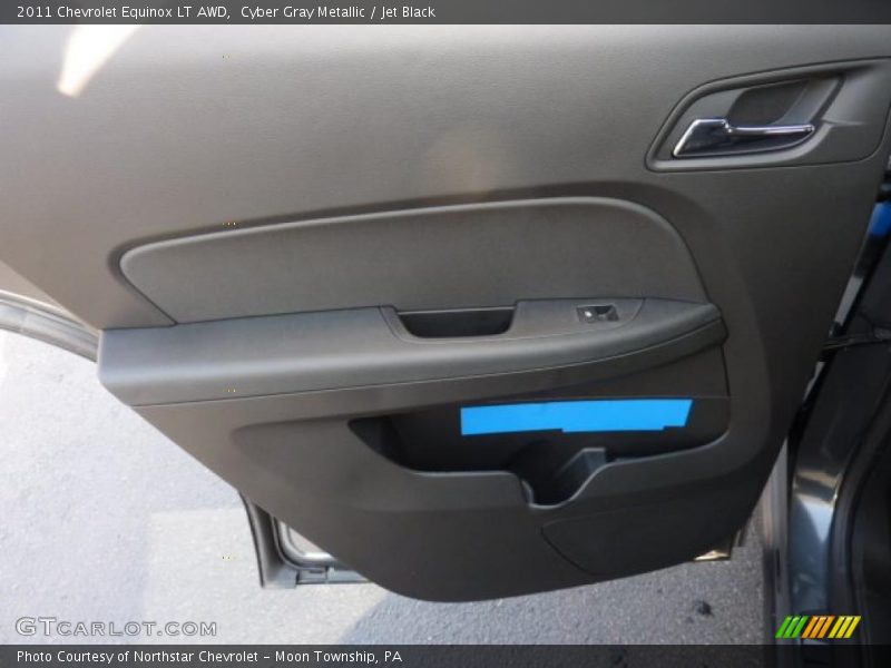Cyber Gray Metallic / Jet Black 2011 Chevrolet Equinox LT AWD