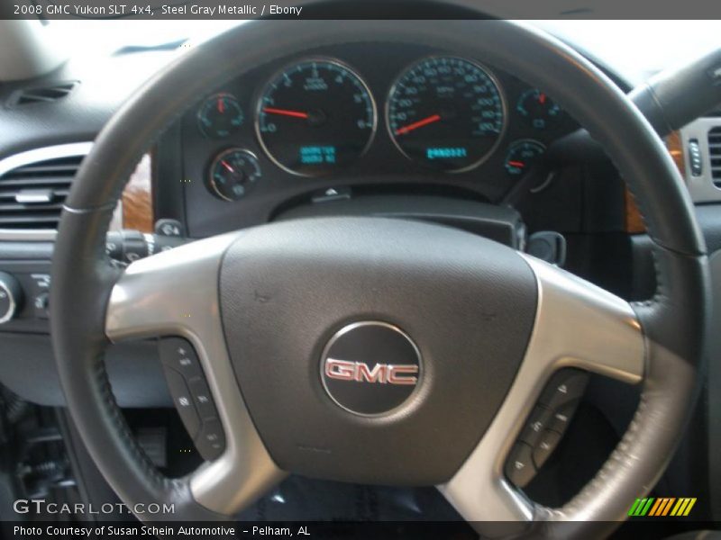 Steel Gray Metallic / Ebony 2008 GMC Yukon SLT 4x4