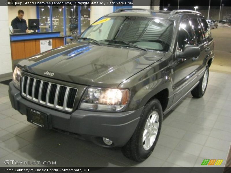 Graphite Metallic / Dark Slate Gray 2004 Jeep Grand Cherokee Laredo 4x4
