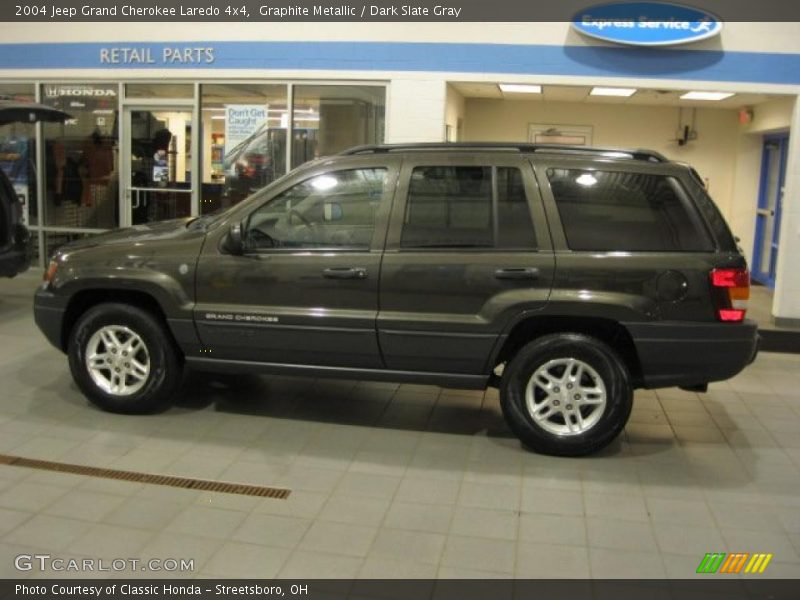 Graphite Metallic / Dark Slate Gray 2004 Jeep Grand Cherokee Laredo 4x4