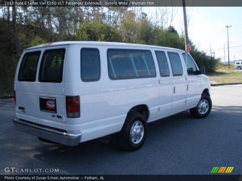 Oxford White / Medium Flint 2010 Ford E Series Van E350 XLT Passenger Extended