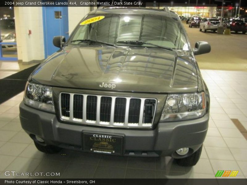 Graphite Metallic / Dark Slate Gray 2004 Jeep Grand Cherokee Laredo 4x4