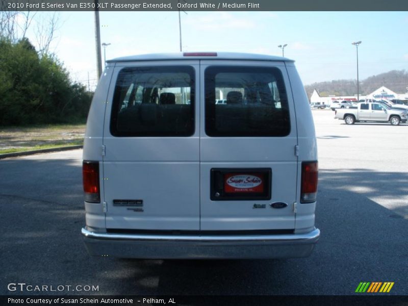 Oxford White / Medium Flint 2010 Ford E Series Van E350 XLT Passenger Extended