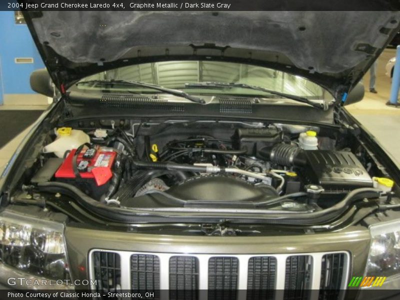 Graphite Metallic / Dark Slate Gray 2004 Jeep Grand Cherokee Laredo 4x4