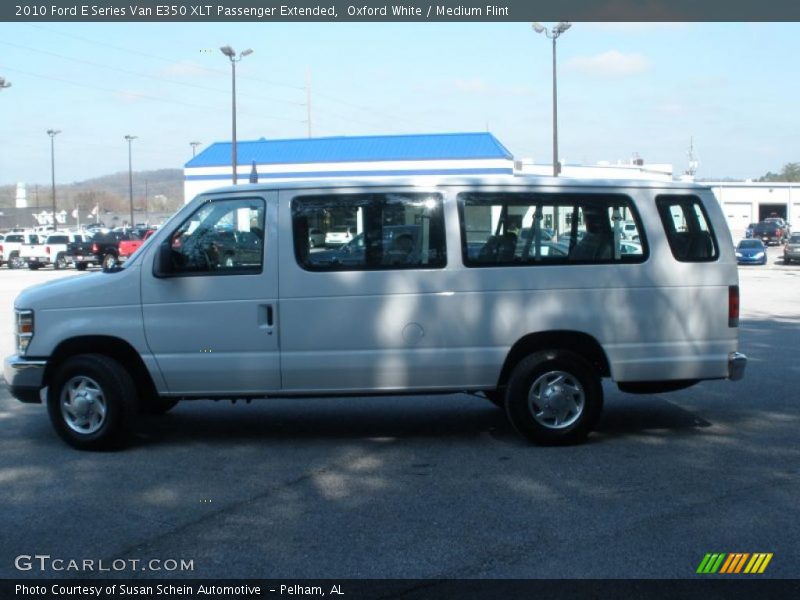Oxford White / Medium Flint 2010 Ford E Series Van E350 XLT Passenger Extended