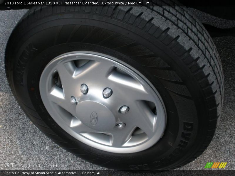 Oxford White / Medium Flint 2010 Ford E Series Van E350 XLT Passenger Extended