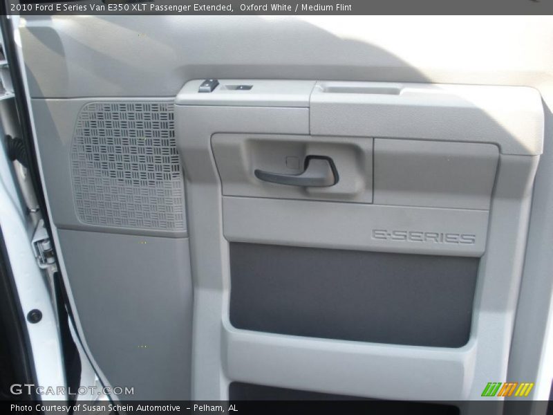 Oxford White / Medium Flint 2010 Ford E Series Van E350 XLT Passenger Extended
