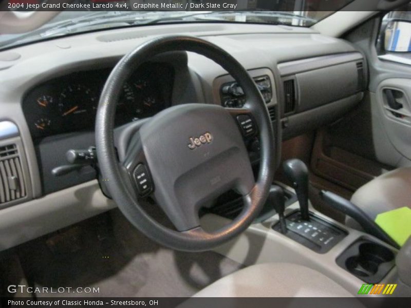 Graphite Metallic / Dark Slate Gray 2004 Jeep Grand Cherokee Laredo 4x4