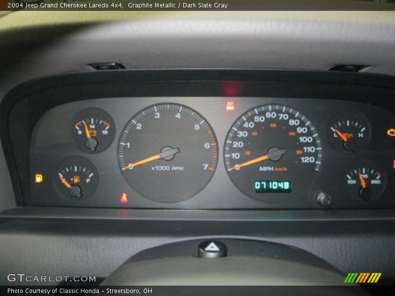 Graphite Metallic / Dark Slate Gray 2004 Jeep Grand Cherokee Laredo 4x4