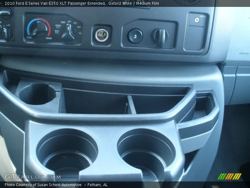 Oxford White / Medium Flint 2010 Ford E Series Van E350 XLT Passenger Extended