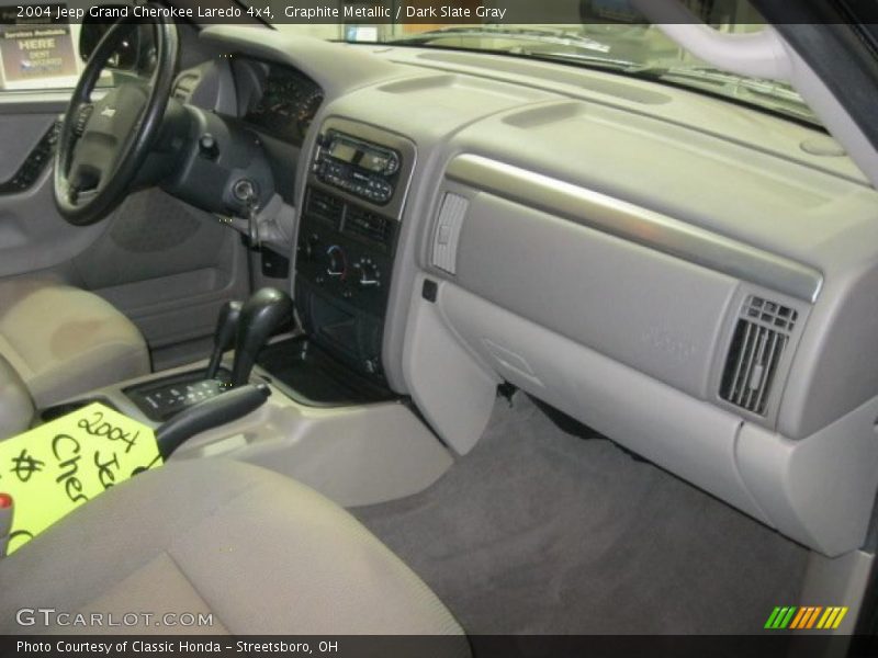 Graphite Metallic / Dark Slate Gray 2004 Jeep Grand Cherokee Laredo 4x4