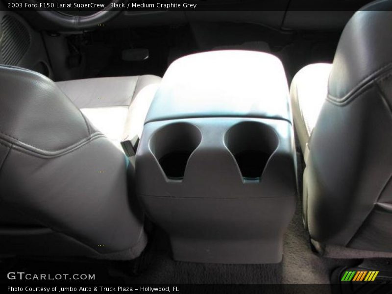 Black / Medium Graphite Grey 2003 Ford F150 Lariat SuperCrew