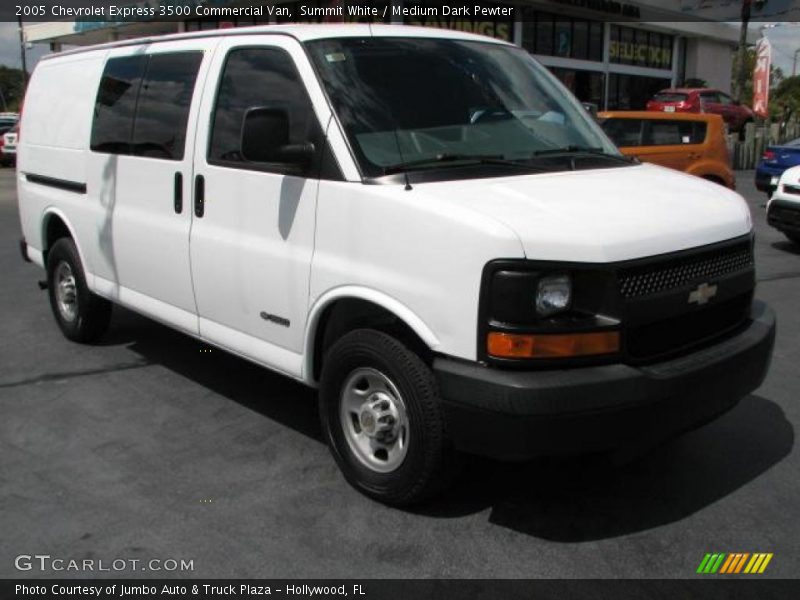 Summit White / Medium Dark Pewter 2005 Chevrolet Express 3500 Commercial Van