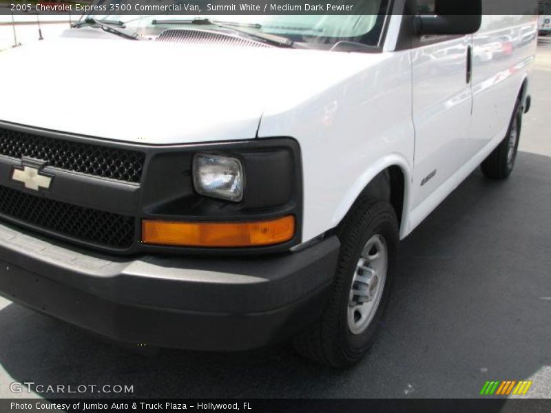 Summit White / Medium Dark Pewter 2005 Chevrolet Express 3500 Commercial Van