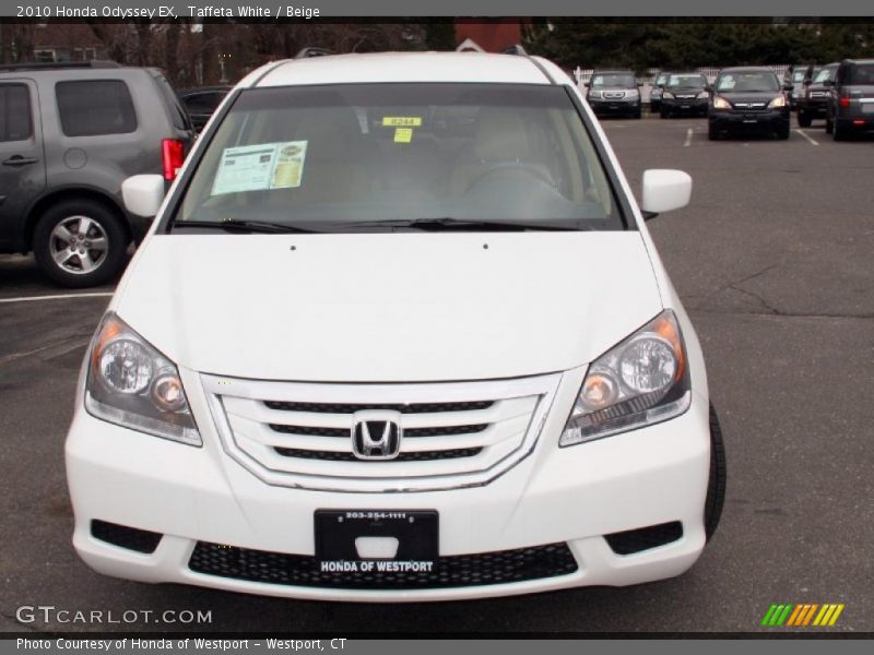Taffeta White / Beige 2010 Honda Odyssey EX