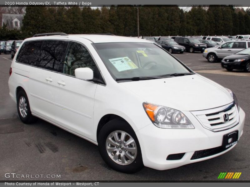 Taffeta White / Beige 2010 Honda Odyssey EX