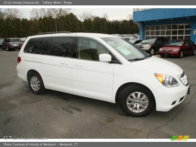 Taffeta White / Beige 2010 Honda Odyssey EX