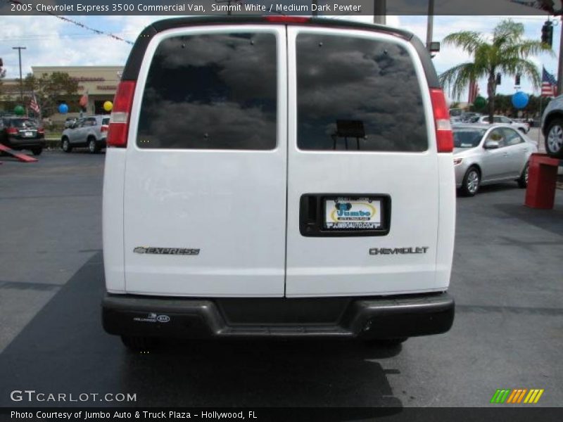 Summit White / Medium Dark Pewter 2005 Chevrolet Express 3500 Commercial Van