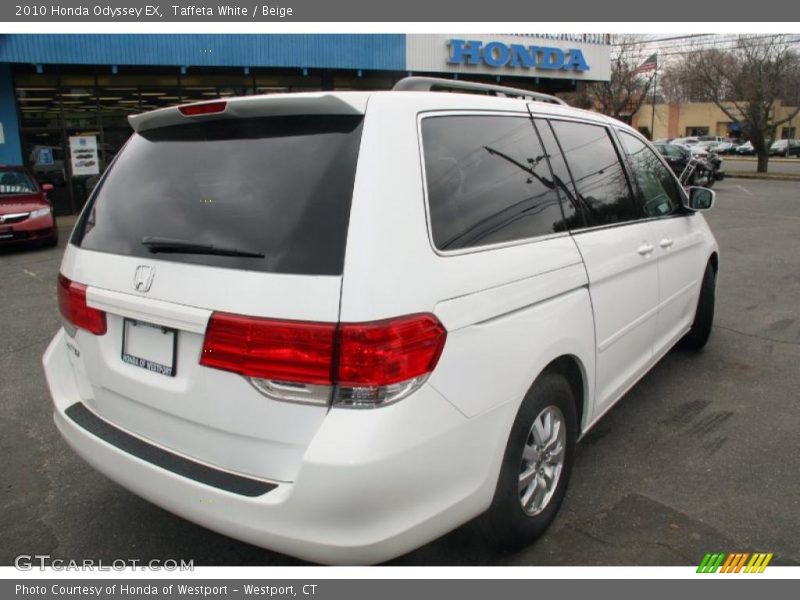 Taffeta White / Beige 2010 Honda Odyssey EX