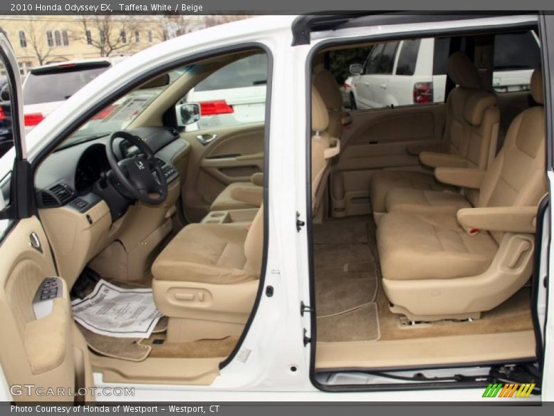  2010 Odyssey EX Beige Interior