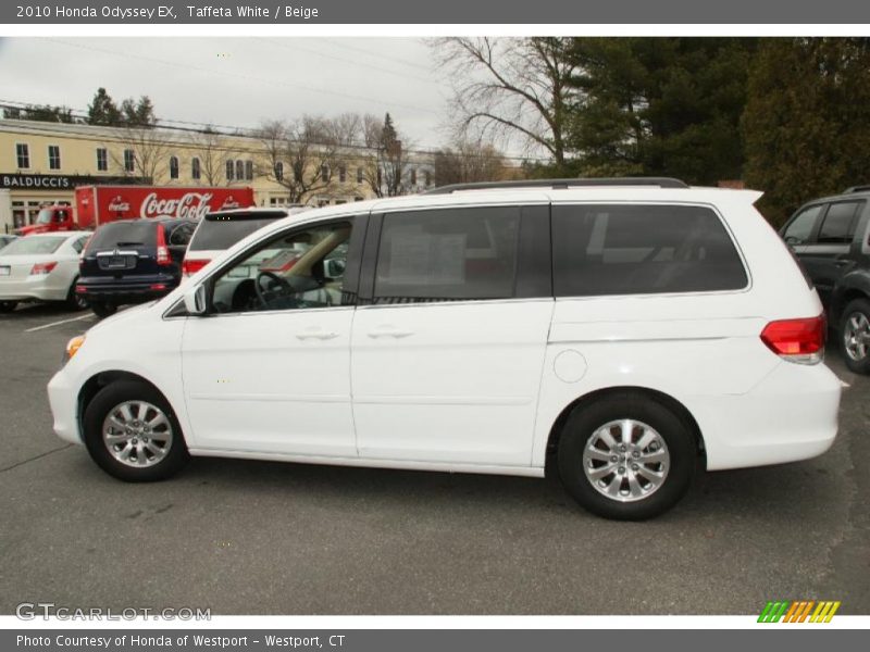 Taffeta White / Beige 2010 Honda Odyssey EX