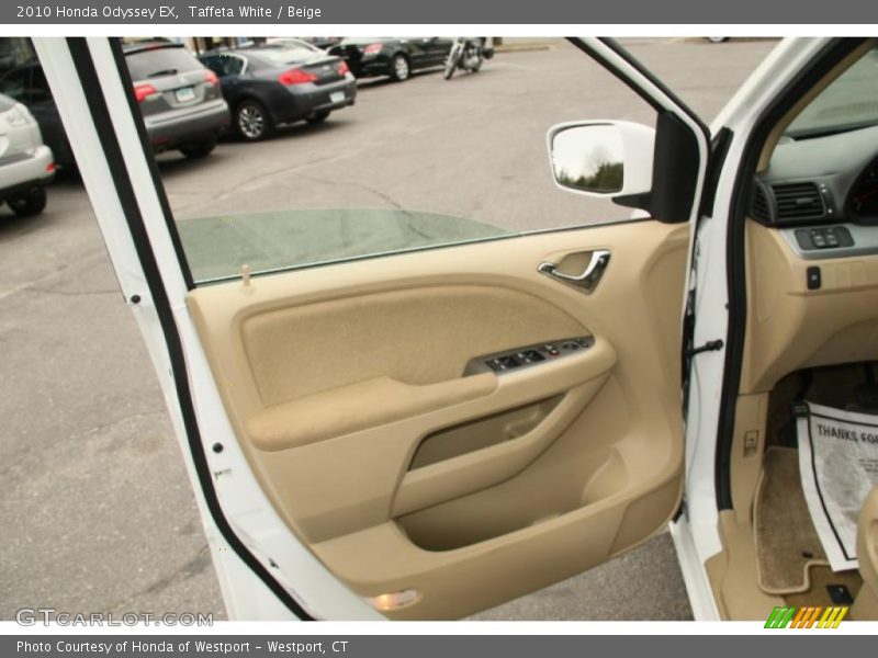 Taffeta White / Beige 2010 Honda Odyssey EX
