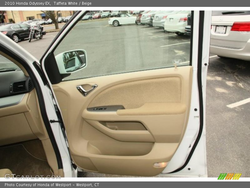 Taffeta White / Beige 2010 Honda Odyssey EX