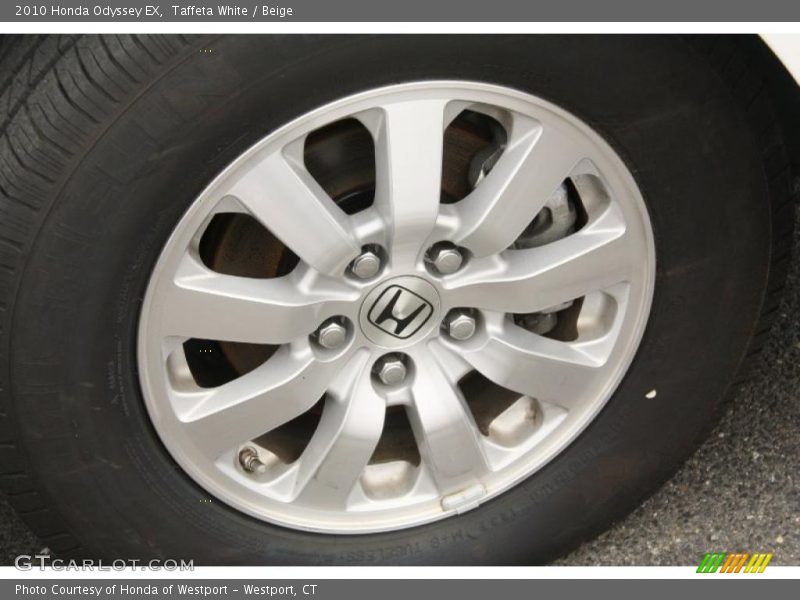 Taffeta White / Beige 2010 Honda Odyssey EX