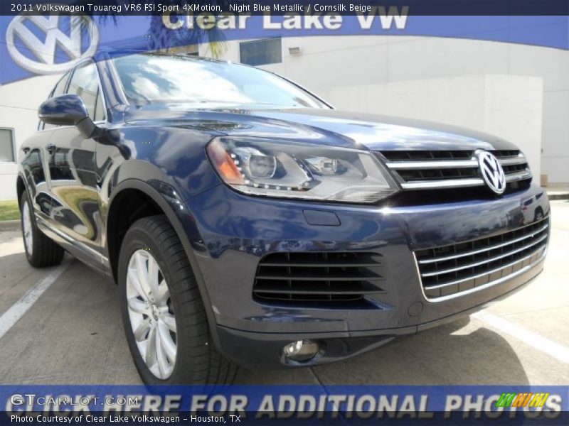 Night Blue Metallic / Cornsilk Beige 2011 Volkswagen Touareg VR6 FSI Sport 4XMotion