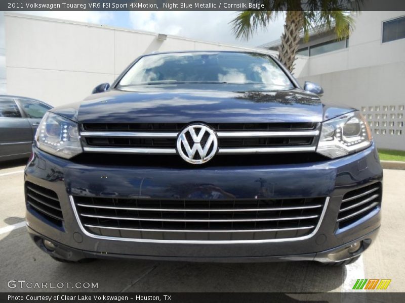 Night Blue Metallic / Cornsilk Beige 2011 Volkswagen Touareg VR6 FSI Sport 4XMotion