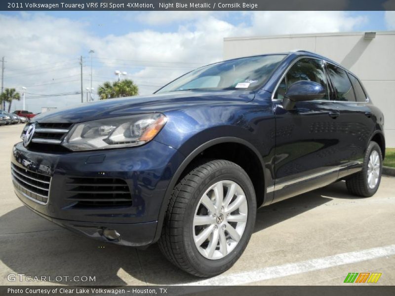 Night Blue Metallic / Cornsilk Beige 2011 Volkswagen Touareg VR6 FSI Sport 4XMotion