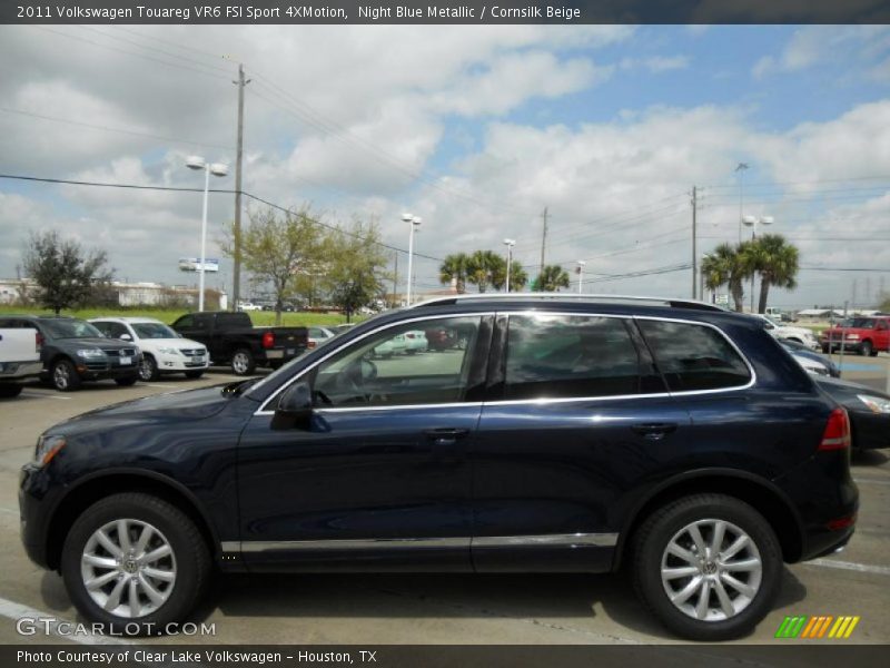 Night Blue Metallic / Cornsilk Beige 2011 Volkswagen Touareg VR6 FSI Sport 4XMotion