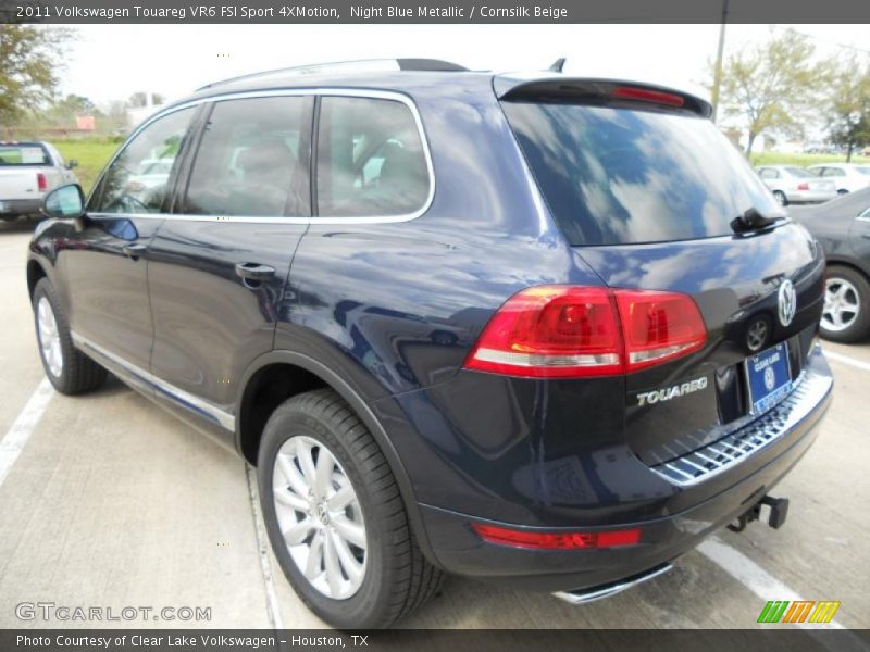 Night Blue Metallic / Cornsilk Beige 2011 Volkswagen Touareg VR6 FSI Sport 4XMotion