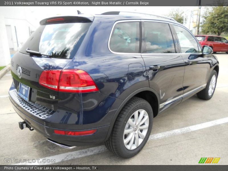 Night Blue Metallic / Cornsilk Beige 2011 Volkswagen Touareg VR6 FSI Sport 4XMotion