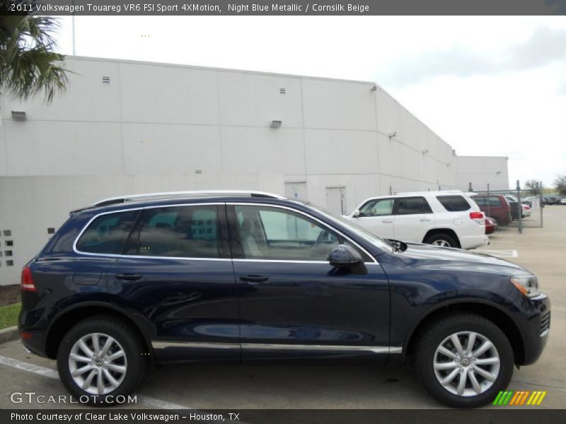 Night Blue Metallic / Cornsilk Beige 2011 Volkswagen Touareg VR6 FSI Sport 4XMotion