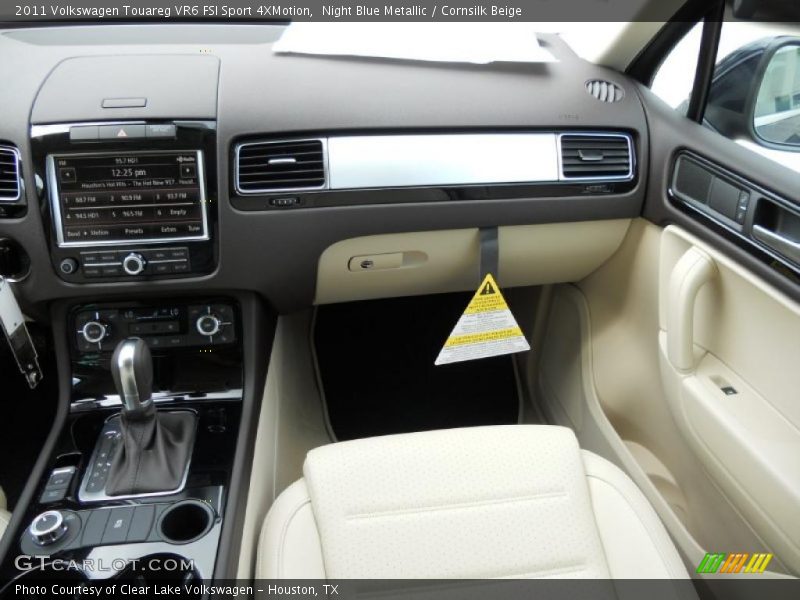 Night Blue Metallic / Cornsilk Beige 2011 Volkswagen Touareg VR6 FSI Sport 4XMotion