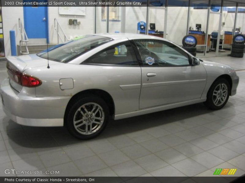 Ultra Silver Metallic / Graphite Gray 2003 Chevrolet Cavalier LS Sport Coupe