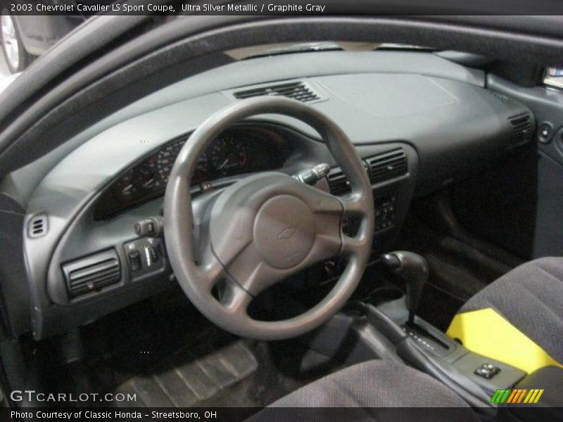 Ultra Silver Metallic / Graphite Gray 2003 Chevrolet Cavalier LS Sport Coupe