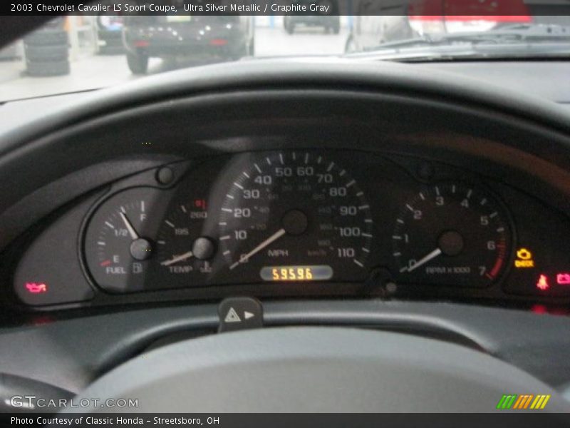 Ultra Silver Metallic / Graphite Gray 2003 Chevrolet Cavalier LS Sport Coupe