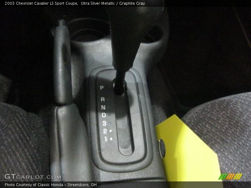 Ultra Silver Metallic / Graphite Gray 2003 Chevrolet Cavalier LS Sport Coupe