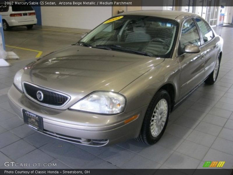 Arizona Beige Metallic / Medium Parchment 2002 Mercury Sable GS Sedan