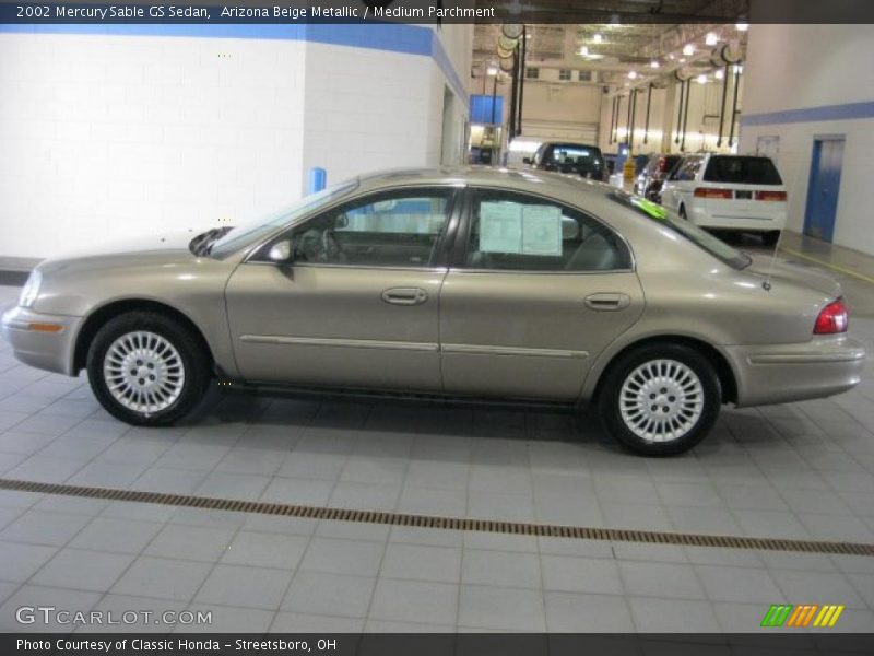 Arizona Beige Metallic / Medium Parchment 2002 Mercury Sable GS Sedan