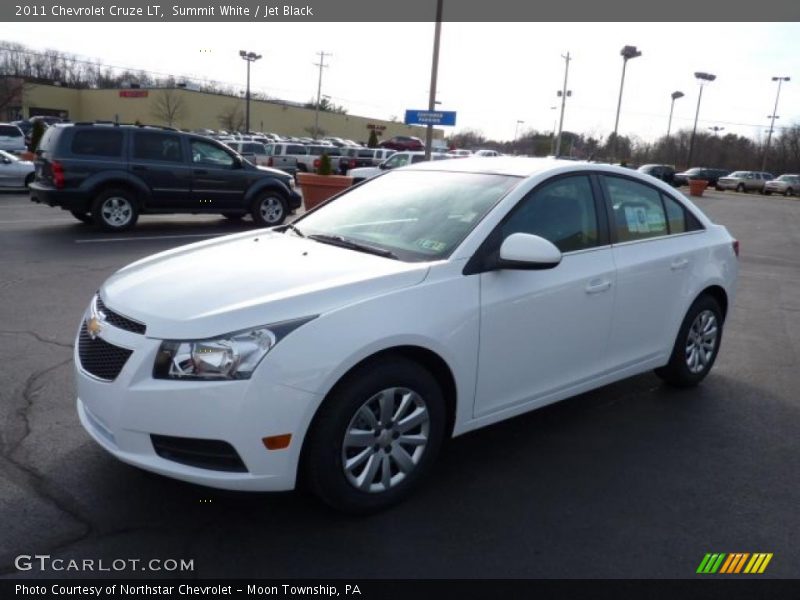 Summit White / Jet Black 2011 Chevrolet Cruze LT